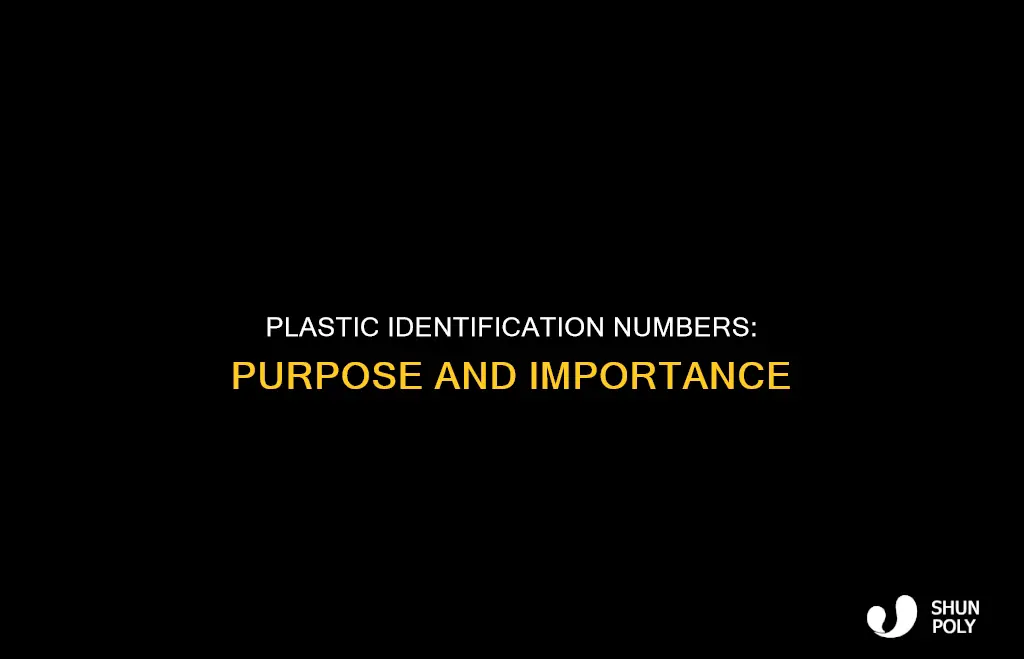 why do plastic identification numbers exist