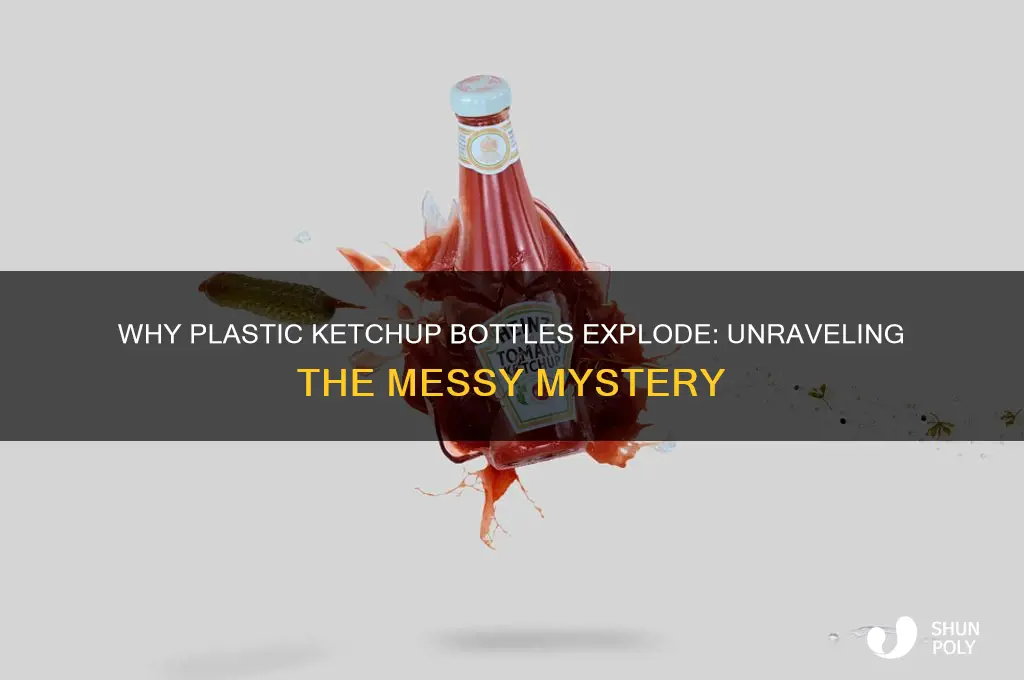 why do plastic ketchup bottles explode