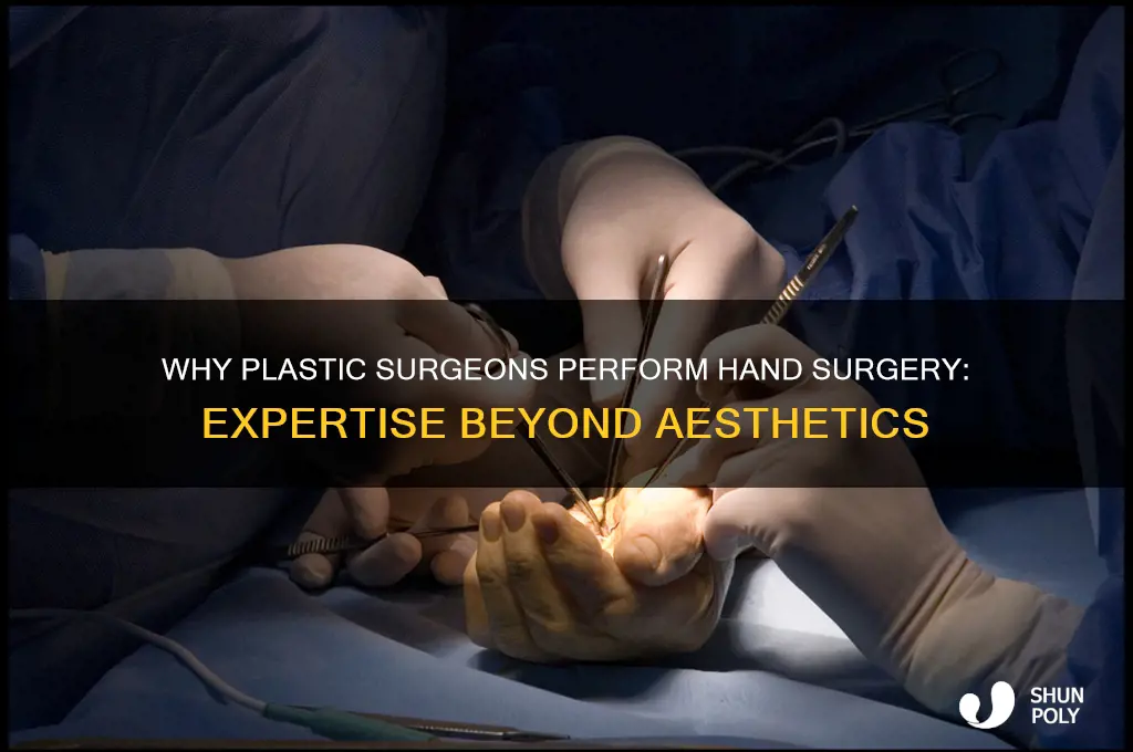 why do plastic surgeons do hand surgery