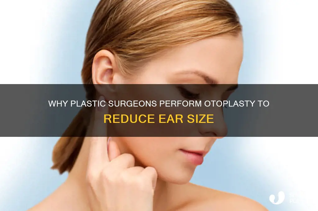 why do plastic surgeons make peoples ear smaller