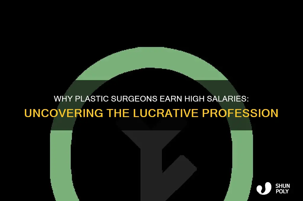 why do plastic surgeons make so much