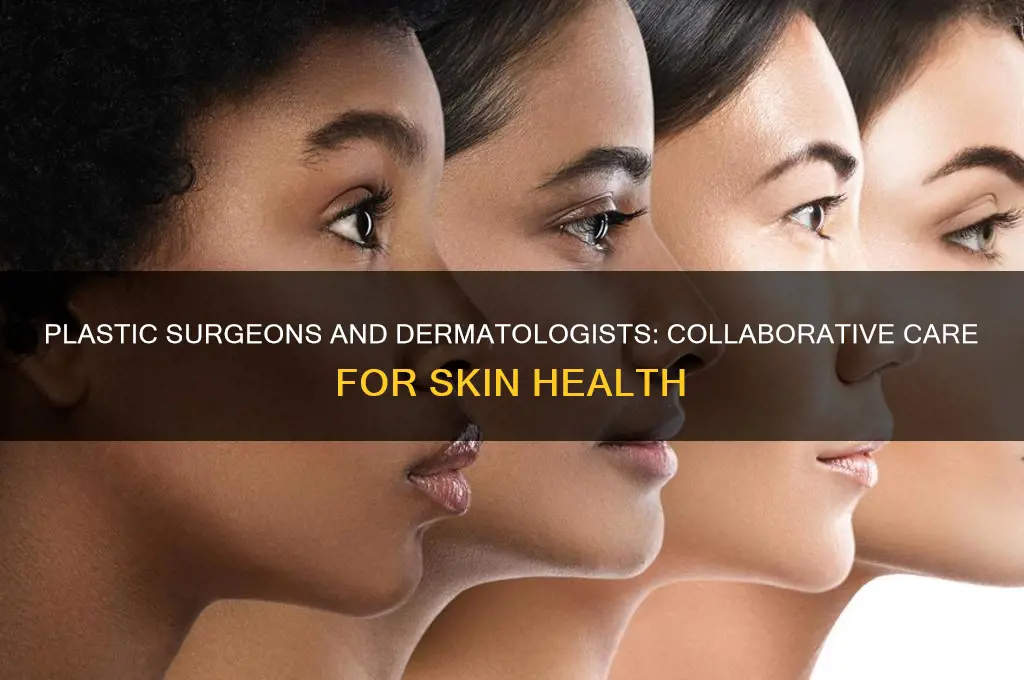 why do plastic surgeons work with dermatologists