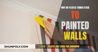 How Plastic Things Stick to Painted Walls