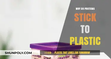 How Proteins and Plastics Stick Together