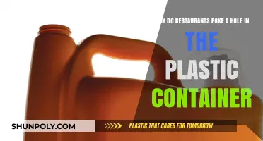 The Mystery of Poked Plastic Containers in Restaurants