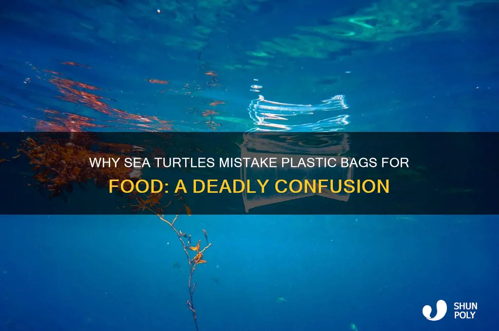 why do sea turtles eat plastic bags