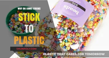 Sticky Mystery: Why Grains Cling to Plastic