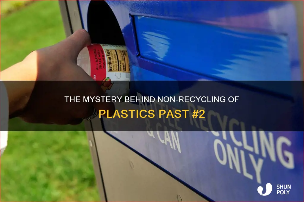 why do some places not recycle plastics past 2