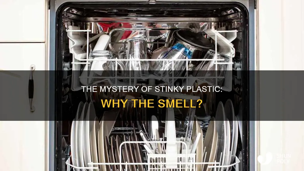 why do some plastic parts smell