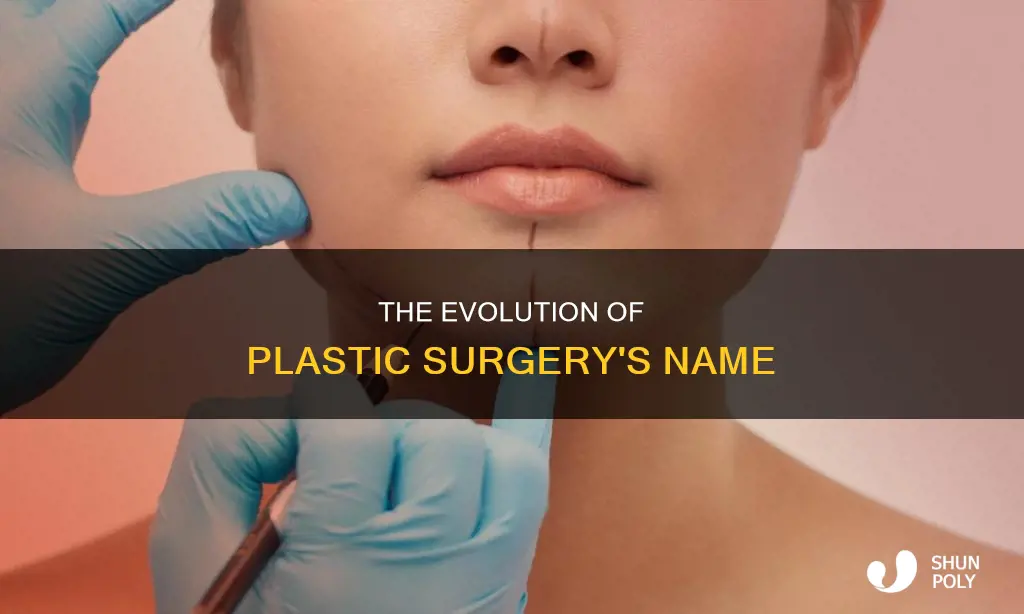 why do they call it plastic surgury