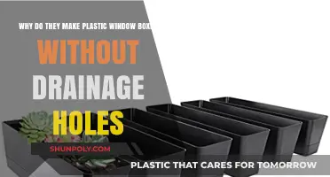 Plastic Window Boxes Without Drainage Holes: A Gardening Dilemma Explained