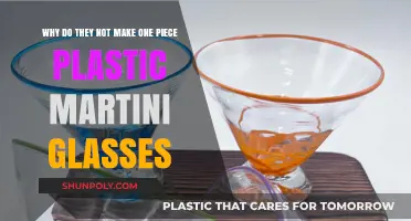 Why One-Piece Plastic Martini Glasses Remain a Rare Find