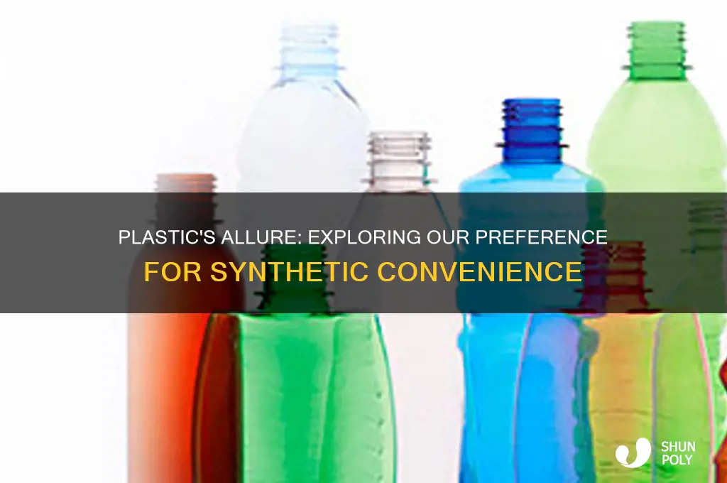 why do we prefer things made up of plastic