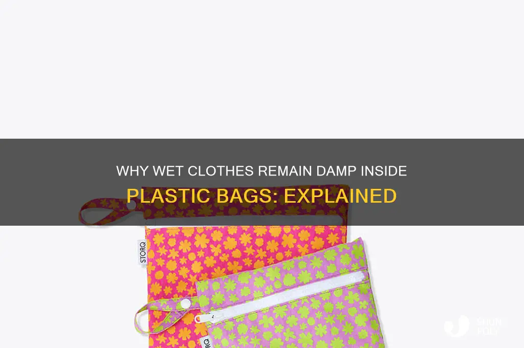 why do wet clothes stay wet in a plastic bag