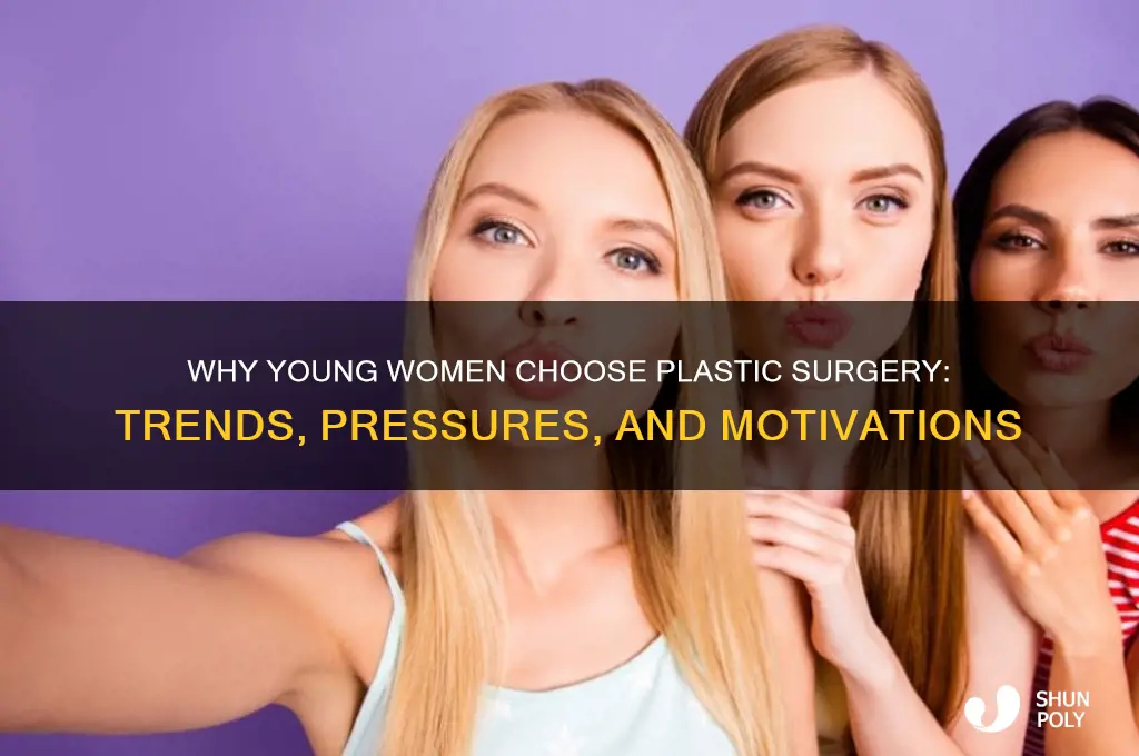 why do young women get plastic surgery