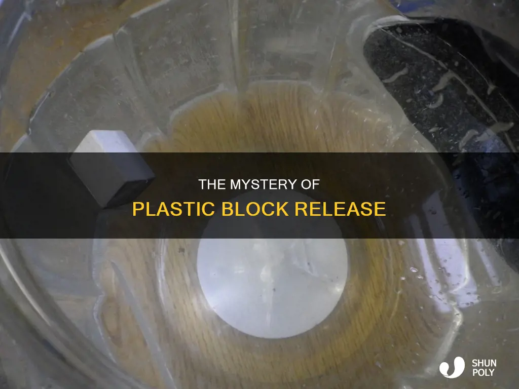 why does a block of plastic released
