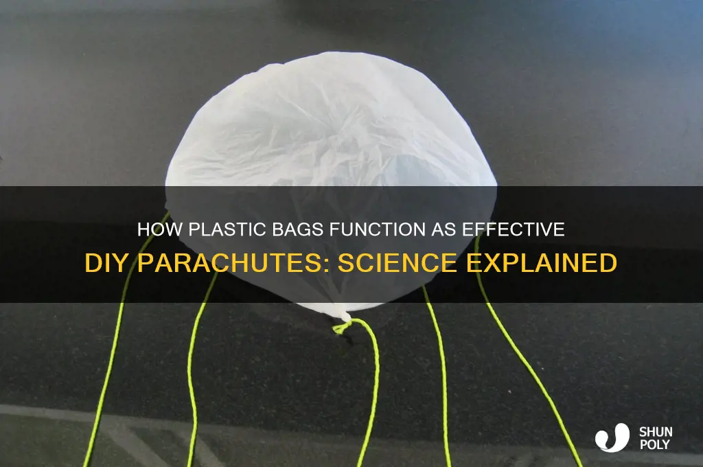 why does a plastic bag work for a parachute