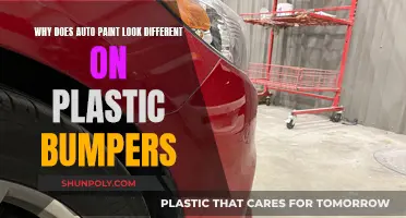 Auto Paint: Plastic Bumpers' Unique Sheen