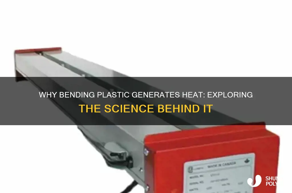 why does bending plastic get hot