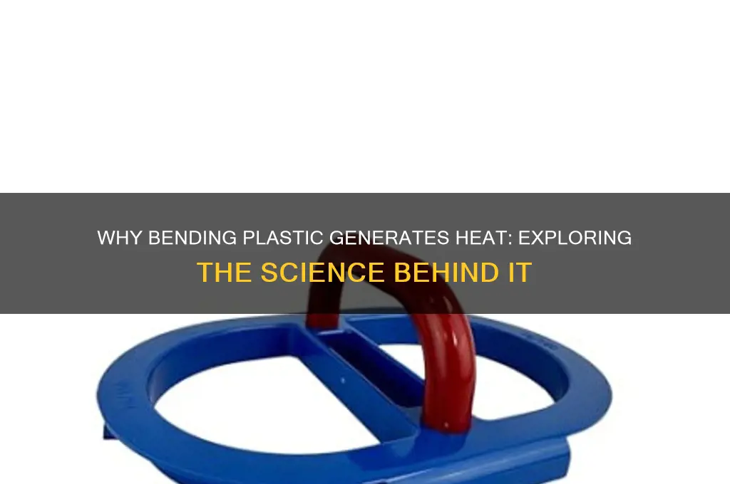 why does bending plastic make it hot