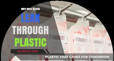 How Blood Escapes Plastic Wrapping
