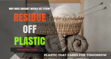Crochet Needle Residue: Removing Sticky Buildup from Plastic Surfaces