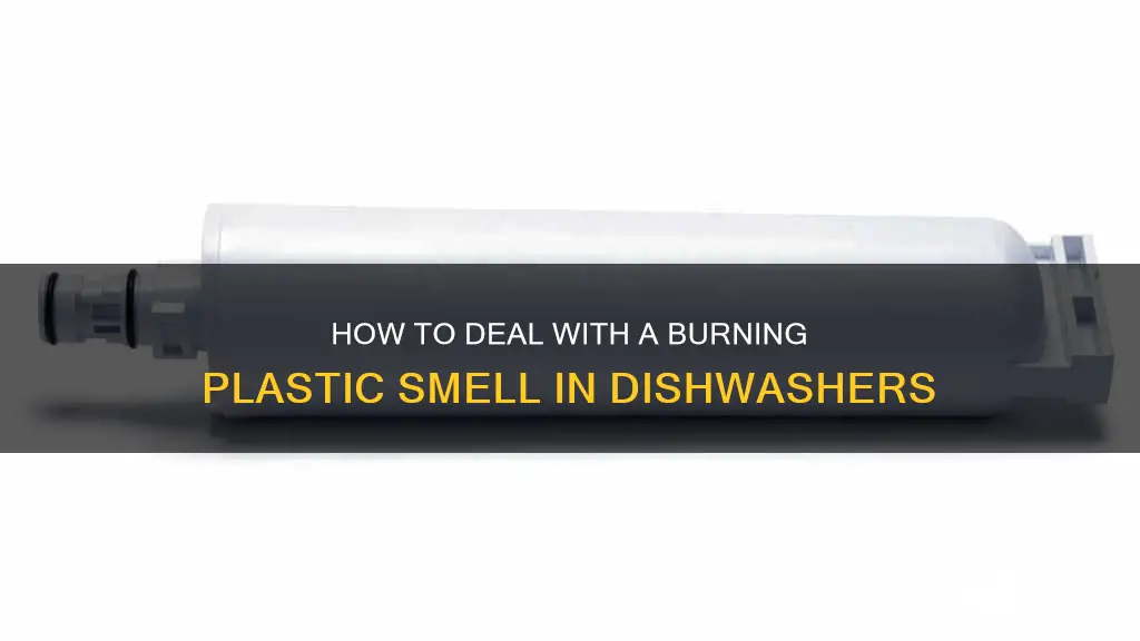 why does dishwasher smell like burning plastic