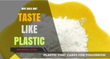 The Plastic Taste of DMT: Why?
