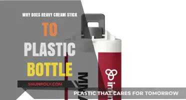 Why Heavy Cream Clings to Plastic Bottles: The Science Explained