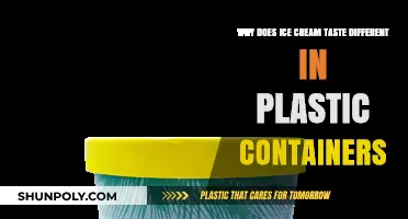 Plastic Containers: Ice Cream's Unseen Flavor Factor