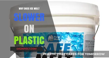 How Plastic Surfaces Affect Ice Melting Rates
