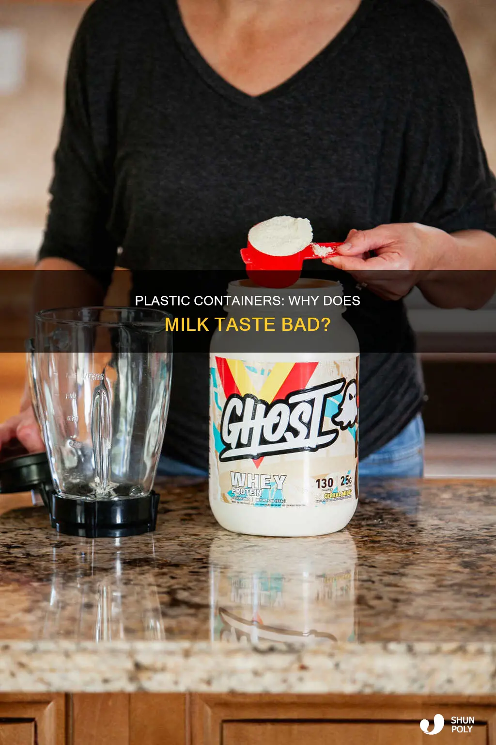 why does milk in plastic containers taste bad