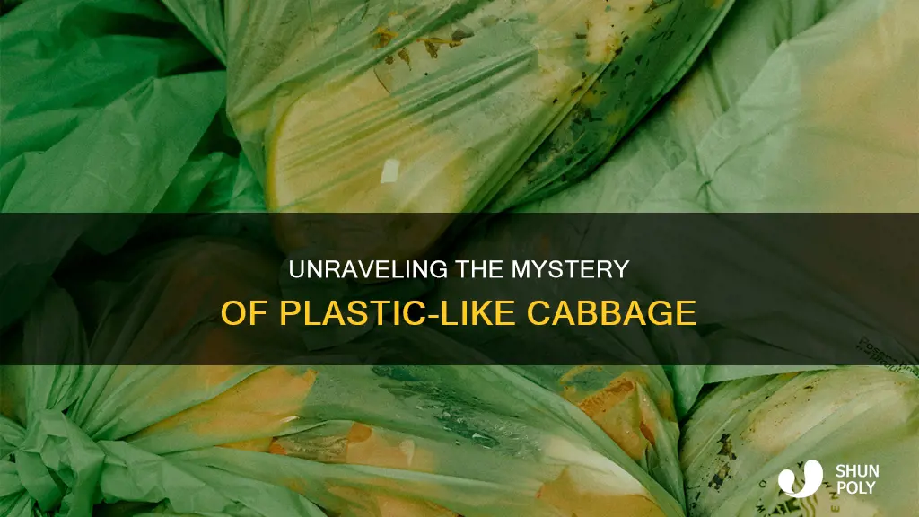 why does my cabbage feel plastic