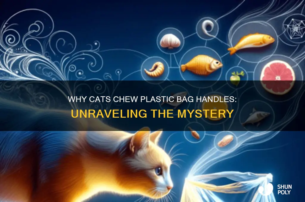why does my cat eat plastic bag handles