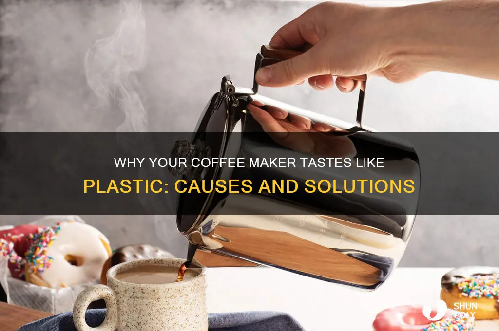 why does my coffee maker taste like plastic