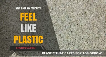 The Mystery of Plastic-Like Concrete: Why Does it Feel Weird?