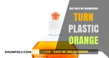 How Dishwashers Turn Plastic Orange