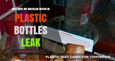 Why Distilled Water Leaks from Plastic Bottles: Causes and Solutions