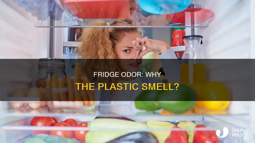 why does my fridge smell like plastic