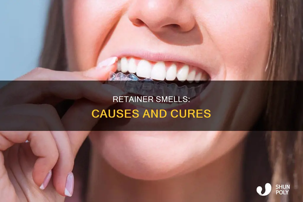 why does my plastic retainer smell