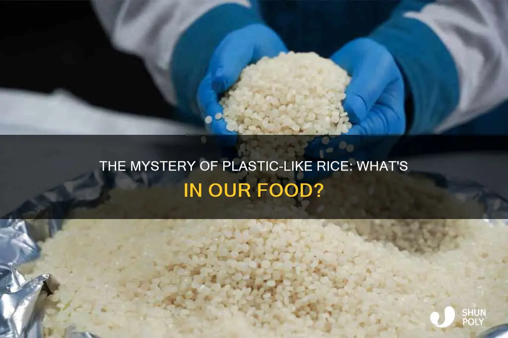 why does my rice contain plastic