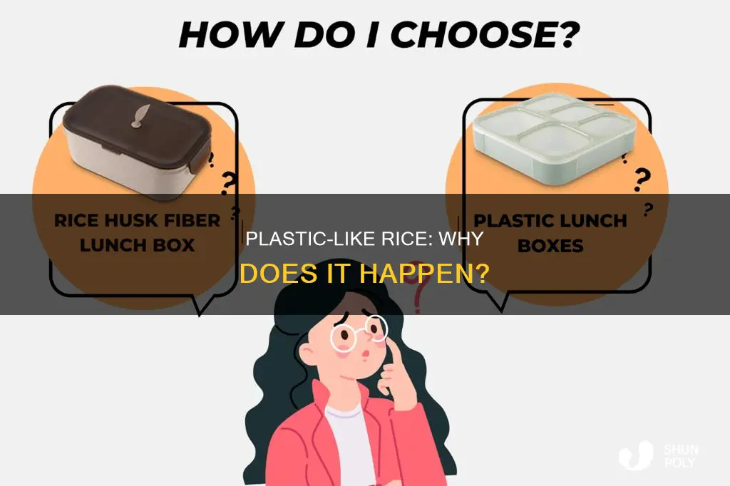 why does my rice smell like plastic