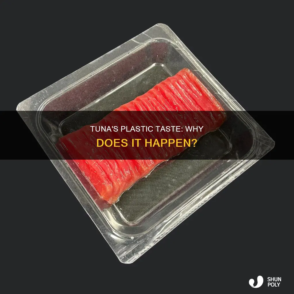 why does my tuna taste like plastic