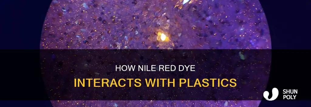 why does nile red bind to plastic
