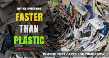 Paper vs Plastic: Why Paper Burns Faster