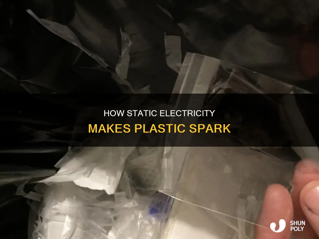 why does plastic carry a static charge