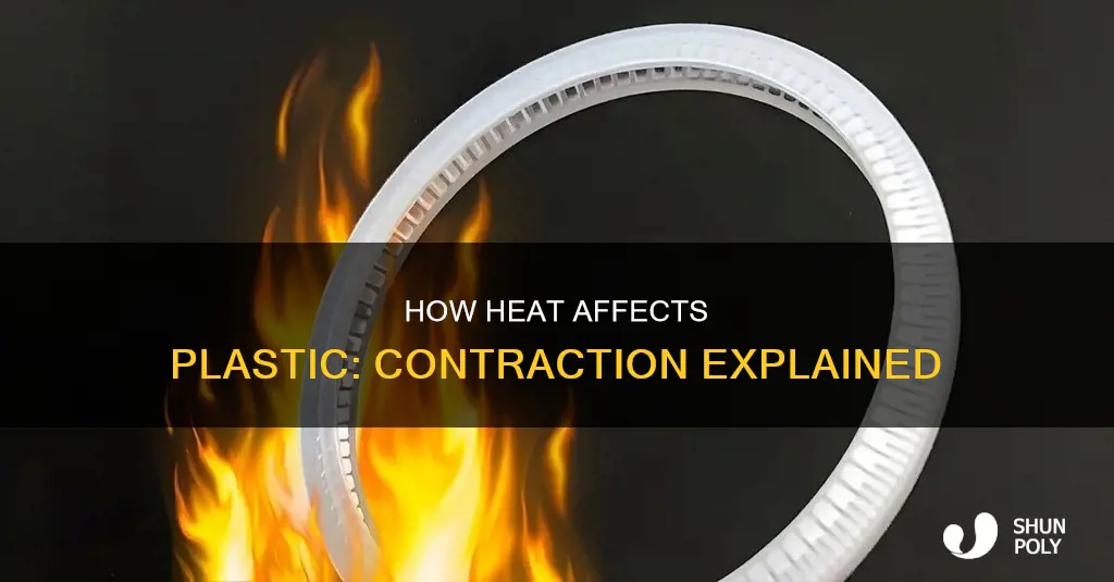 why does plastic contract when heated