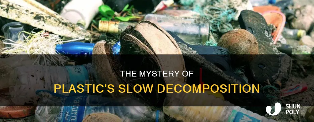 why does plastic decompose so slowly
