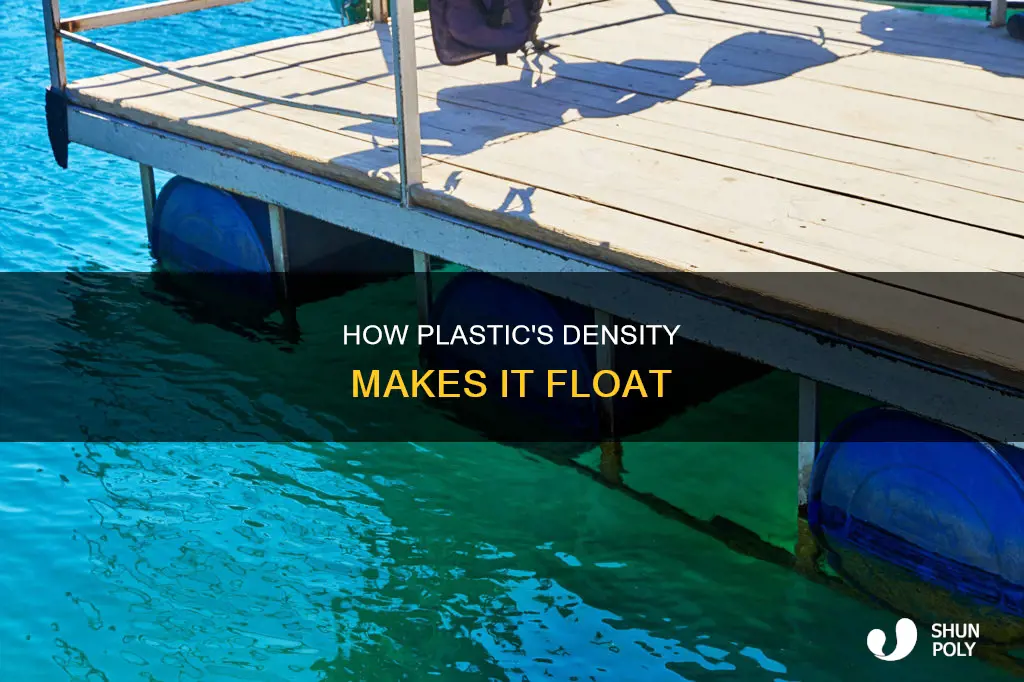 why does plastic float in water