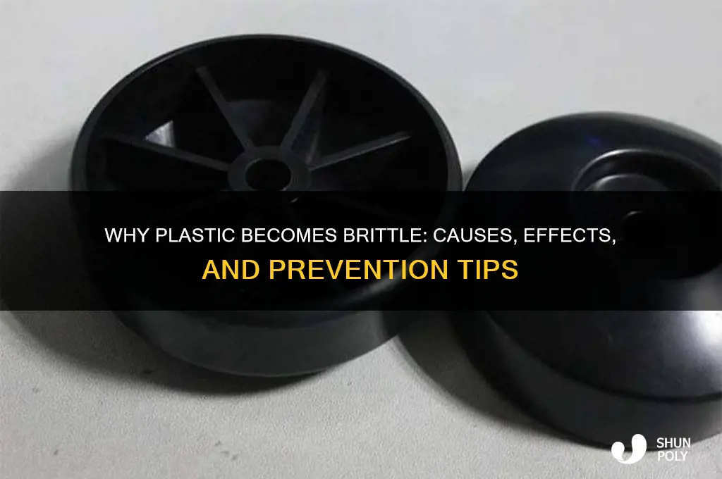 why does plastic get brittle